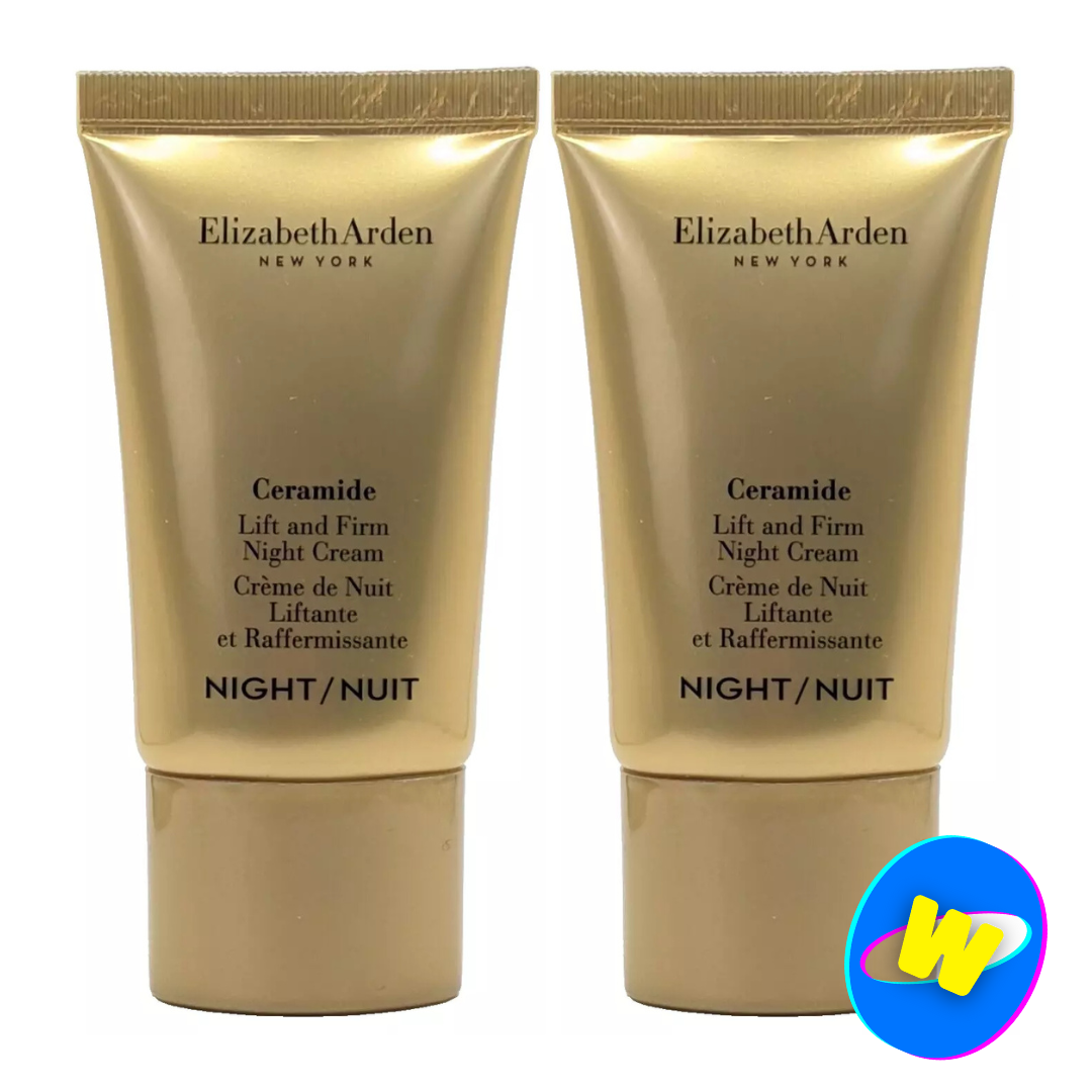 Elizabeth Arden Ceramide Lift and Firm Night Cream 15ml - 2 PACK